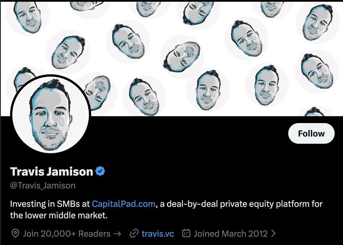 Travis Jamison Investor on Twitter