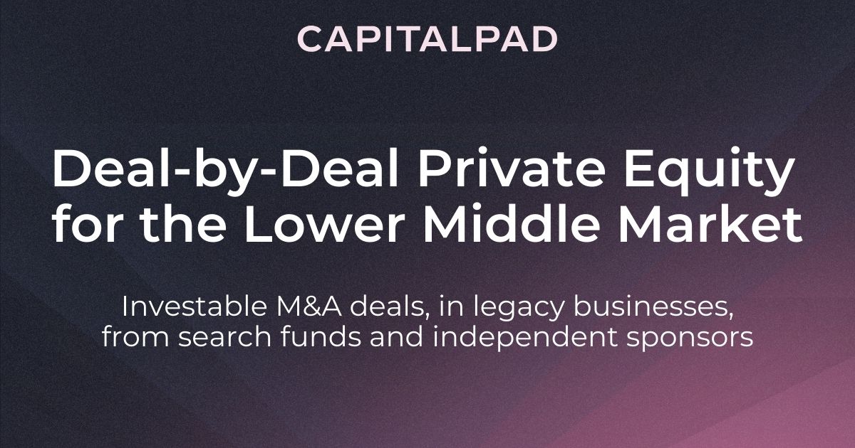 capitalpad private equity investing review